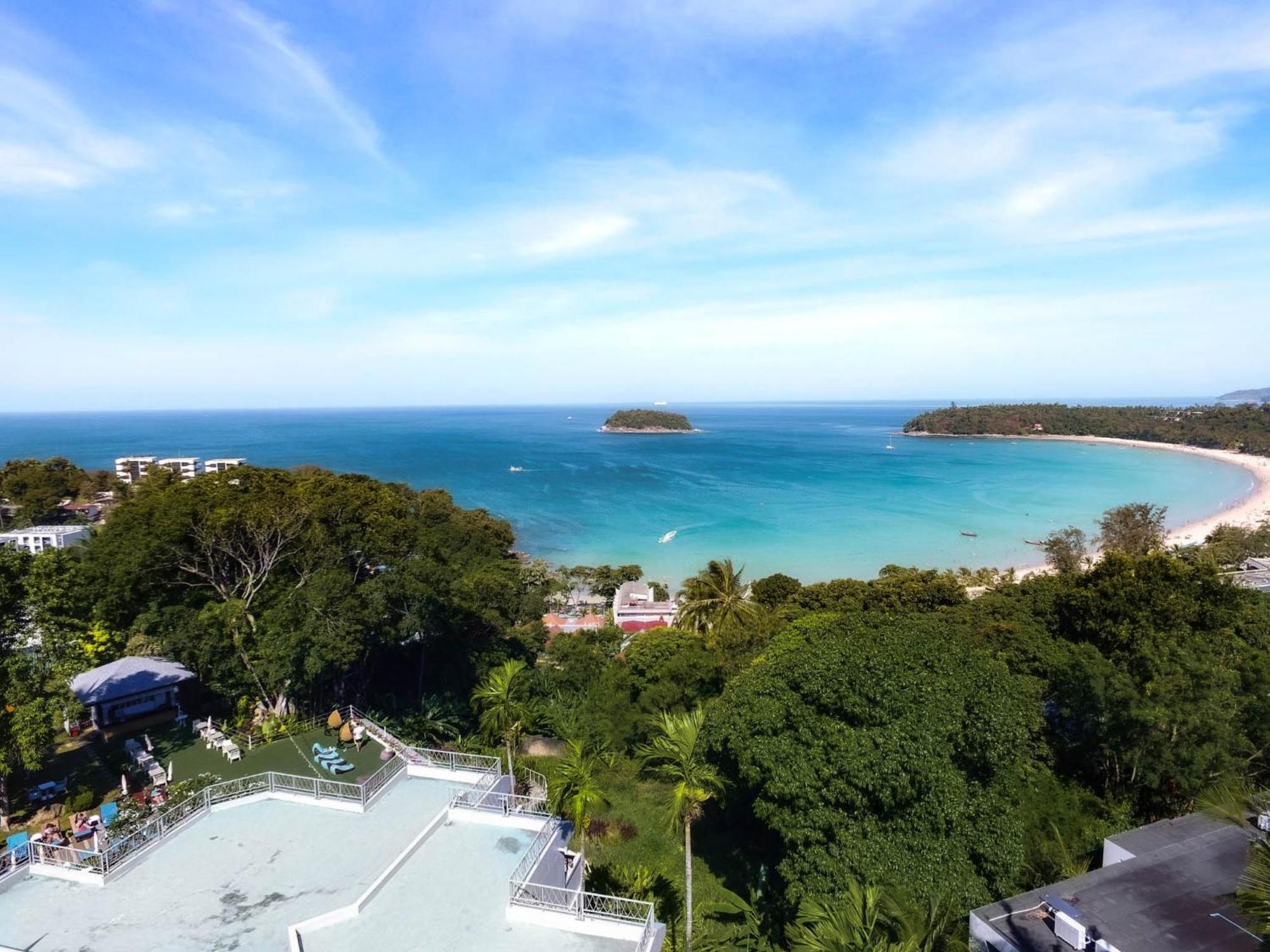 Andaman Cannacia Resort & Spa - Sha Extra Plus Kata Beach  Exterior photo View of the bay from the west